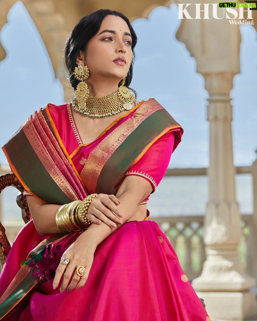 Srinidhi Ramesh Shetty Instagram - Just dreaming & living in my own tale ✨️ . . . . @khushmag 🌸 All wardrobe: @real_weaverstory Jewelry: @sachdeva.ritika Editor-in-chief: @sonia_ullah Photography: @sunillade Creative Director: @mannisahota_ Fashion Editor: @vikas_r Concept & Styling: @tanishqmalhotraa Makeup: @kalwon_beauty Hair: @jitinrathore Videography: @amitsomvanshiphotography Styling Assistant: @elwadhiarchita, @thestylethesaurus Photography Assistant: @13m_nagendra Location: @fairmontjaipurindia Production: @citruzoninsta