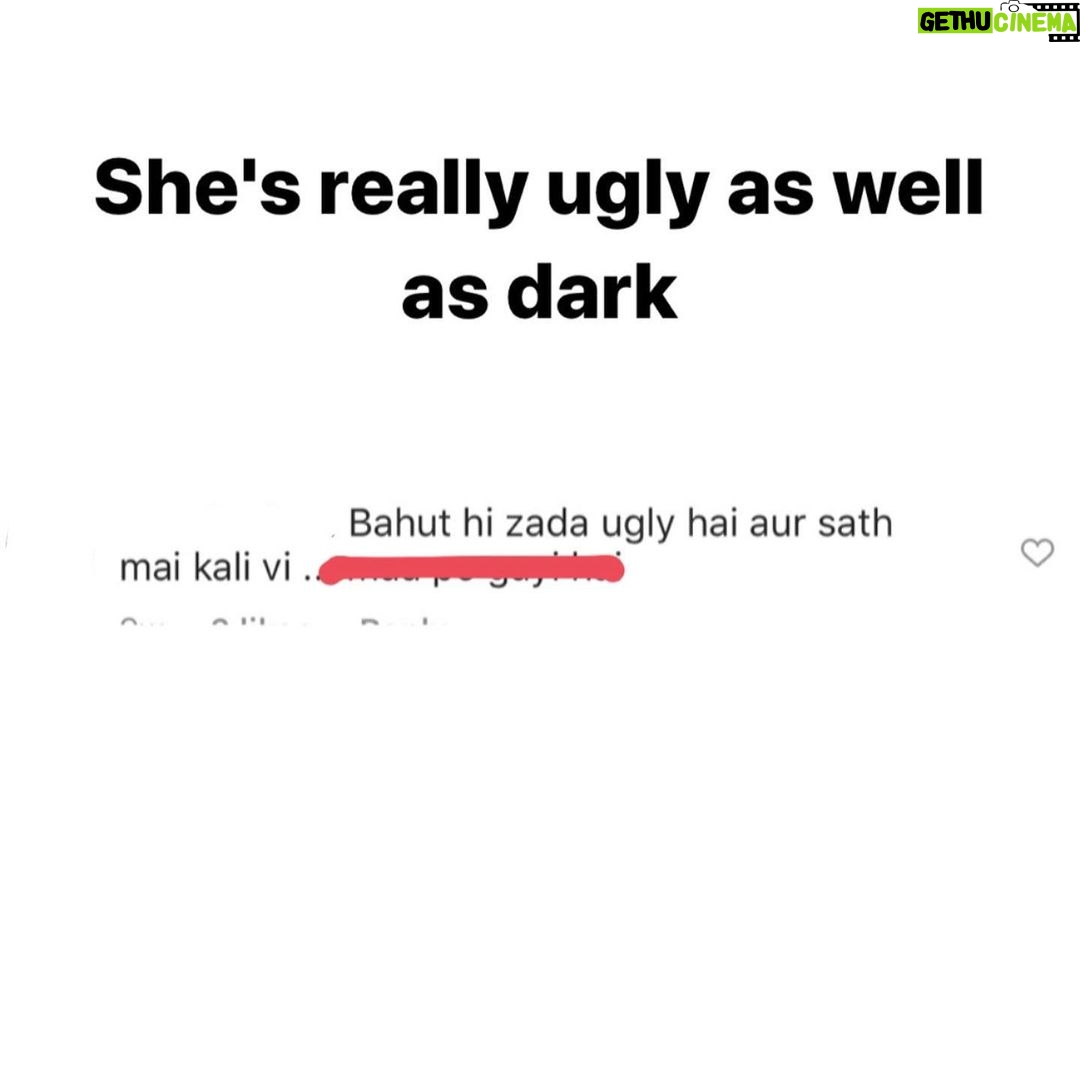 Suhana Khan - 1.1 Million Likes - There's a lot going on right now and this is one of the issues we need to fix!! this isn't just about me, it's about every young girl/boy who has grown up feeling inferior for absolutely no reason. Here are just a few of the comments made about my appearance. I've been told I'm ugly because of my skin tone, by full grown men and women, since I was 12 years old. Other than the fact that these are actual adults, what's sad is that we are all indian, which automatically makes us brown - yes we come in different shades but no matter how much you try to distance yourself from the melanin, you just can't. Hating on your own people just means that you are painfully insecure. I'm sorry if social media, Indian matchmaking or even your own families have convinced you, that if you're not 5"7 and fair you're not beautiful. I hope it helps to know that I'm 5"3 and brown and I am extremely happy about it and you should be too. #endcolourism