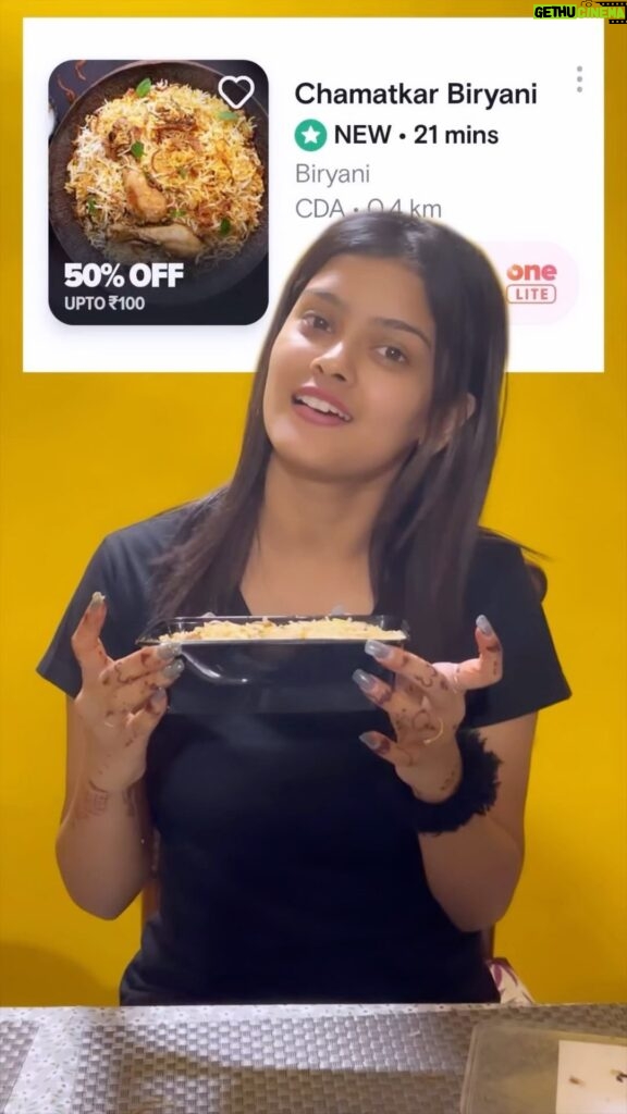 Suman Pattnaik Instagram - ATTENTION FOODIES!!! If the aroma of traditionally cooked dum biryani brings waters in your mouth and if you’re looking to savour on the most exquisitely delicious biryani in Cuttack then the One stop biriyani destination is at your finger Tip. Roll on to Swiggy or Zomato and search “Chamatkar Biriyani” For bulk order contact them on 832-897-6480 or ping them on #chamatkarbiriyani_cuttack #foodie #foodlove #biriyani #cuttack