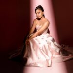 Sumbul Touqeer Khan Instagram - Thank you , next💅…..#ita2023 . . . Styled by @krishi1606 Photography @niravthakkarphotography Wearing @riddhijainlabel Makeup and hair @pankajgupt09 @yogi_sharma_02 Accessories @rimayu07 Footwear @themiraki