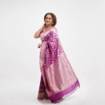 Surabhi Lakshmi Instagram – Photography:  @plan.b.actions 

Styled by : @sabarinathk_

Mua : @mukeshmuralimakeover

Saree : @iha_designs

Jewellery : @mayoorajewelerydesigns

💜💜💜 @arjunarju111 

#festival #festive #newlaunch #shopping #saree #sareelove #sareefashion #exclusivecollection #silksarees