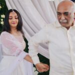 Surabhi Santosh Instagram - Mine 🤍🌸 #Daddysgirl #alwaysandforever Pic: @sk_abhijith