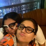 Swastika Mukherjee Instagram – She got her new glasses and I got mine, 
we danced and dined 
in our favourite place till nine. 
( I wrote a poem 🤣🤣) RoadHouzz