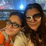 Swastika Mukherjee Instagram – She got her new glasses and I got mine, 
we danced and dined 
in our favourite place till nine. 
( I wrote a poem 🤣🤣) RoadHouzz