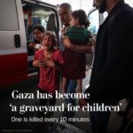 Swastika Mukherjee Instagram – A loss of an entire generation. 

Posted @withregram • @washingtonpost More than 3,700 children have been killed in Gaza since the war began on Oct. 7, according to the Gaza Health Ministry. Families are mourning not just their own losses, but what feels like the loss of an entire generation.

Children have accounted for 2 out of every 5 civilian deaths in Gaza, according to Jason Lee, Save the Children’s director for the Palestinian territories. That does not include some 1,000 children the group estimates are still trapped under the rubble.

“We are now in a situation where one child is killed every 10 minutes,” he said.

Read more from our Israel-Gaza war coverage through the link in our bio.