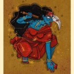 Swastika Mukherjee Instagram – শুভ দীপাবলী 🌺🪔
Via @joyeeta.joyart 
I portrayed her in every possible way i could visualise her!
As a protector, as a superhero, as the saviour.. as the destroyer even!
A character i have been so fond of!
And it is her time of the year.. so why not!
 
May be many more in future!♥️
🌺