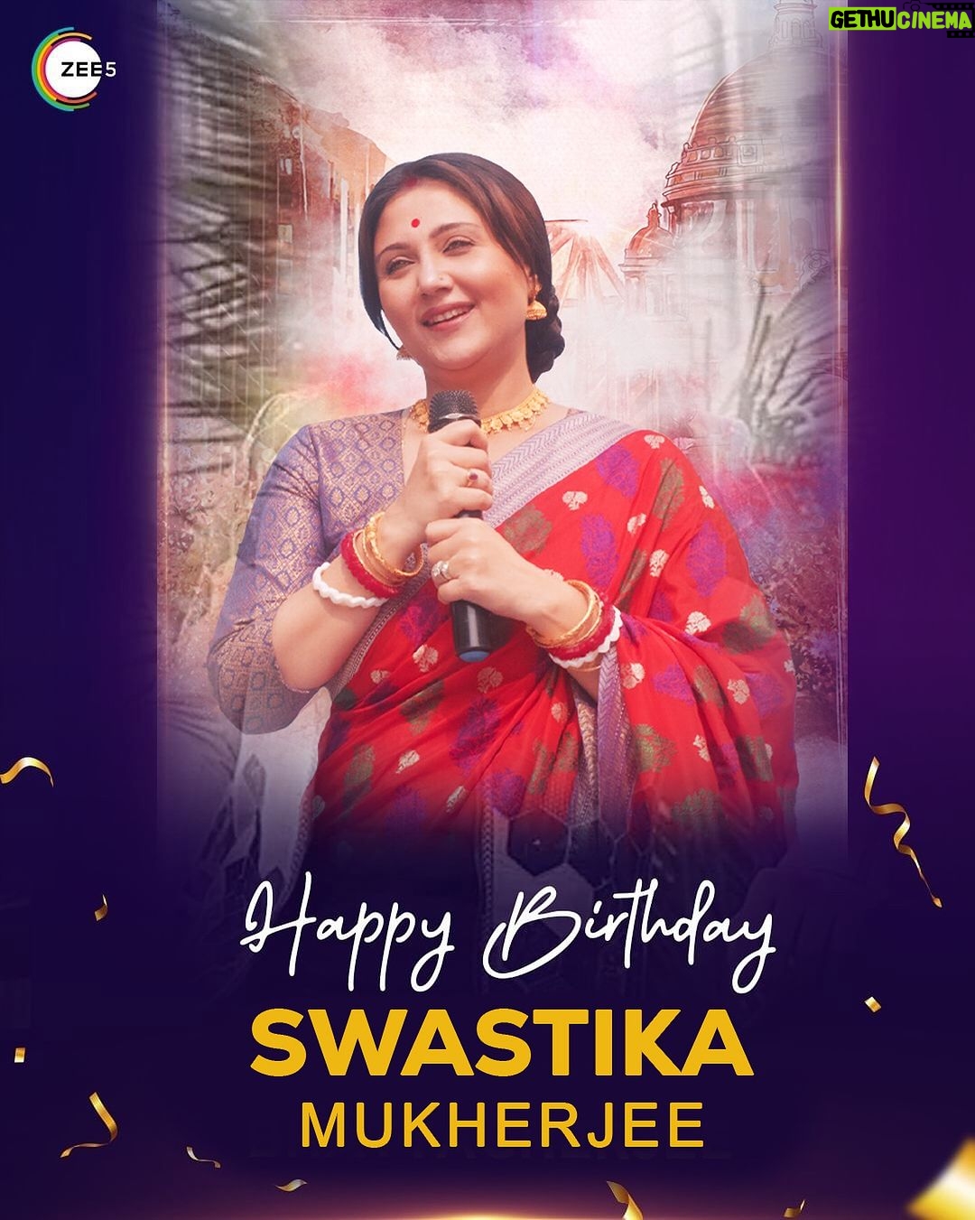 Swastika Mukherjee Instagram - টিম #ZEE5 এর পক্ষ থেকে রইল জন্মদিনের শুভেচ্ছা ও একরাশ অভিনন্দন। আগামী হোক সুন্দর। @swastikamukherjee13