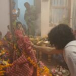 Swastika Mukherjee Instagram – shondhi pujo special 🌺🌺