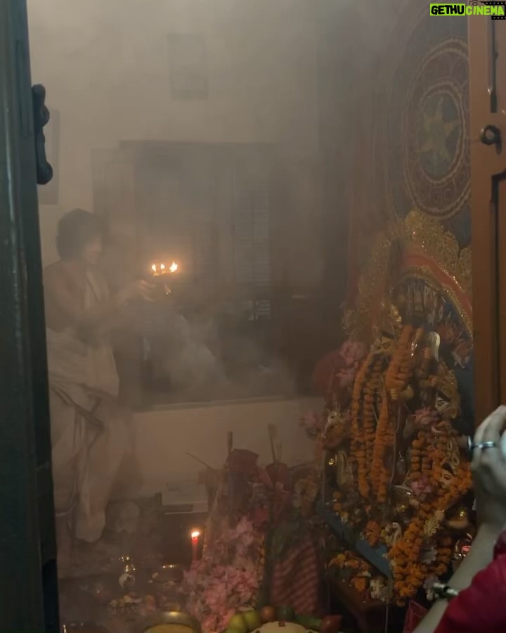 Swastika Mukherjee Instagram - shondhi pujo special 🌺🌺