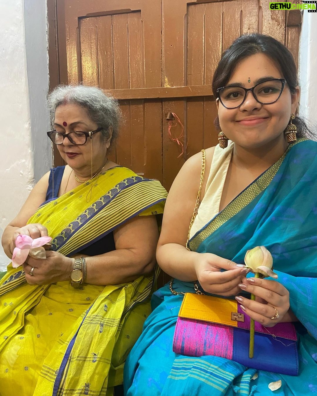 Swastika Mukherjee Instagram - সন্ধি পুজোর প্রস্তুতি 🌺❤️