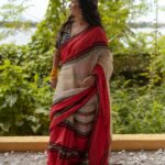 Swastika Mukherjee Instagram – The saree from where it all started. The saree that couldn’t be salvaged and we tried making a new one. That’s how the journey of making Swastika’s mother’s sarees started. And this one is something we are thrilled beyond words to have recreated. Tussur with Cotton Borders. The idea is to save the borders from sweating.
This is the star saree out of the ten sarees we recreated from Mashi’s wardrobe.
Last, but never the least.
@swastikamukherjee13 photographed by @aritrakabir
Styled by @rishabhad
Managed by @lipstickler
Make up @prosenjit4867
Hair : @mallicknita.bigbi
Thank you @manishgolder for the venue suggestion ❤️