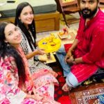 Tamanna Vyas Instagram - Forever bond ♾️ @papuchandan_official @arzoo.v #rakshabandhan #rakshabandhan2023 #rakhi #brotherlove #brothersister #tamanna #tamannavyas