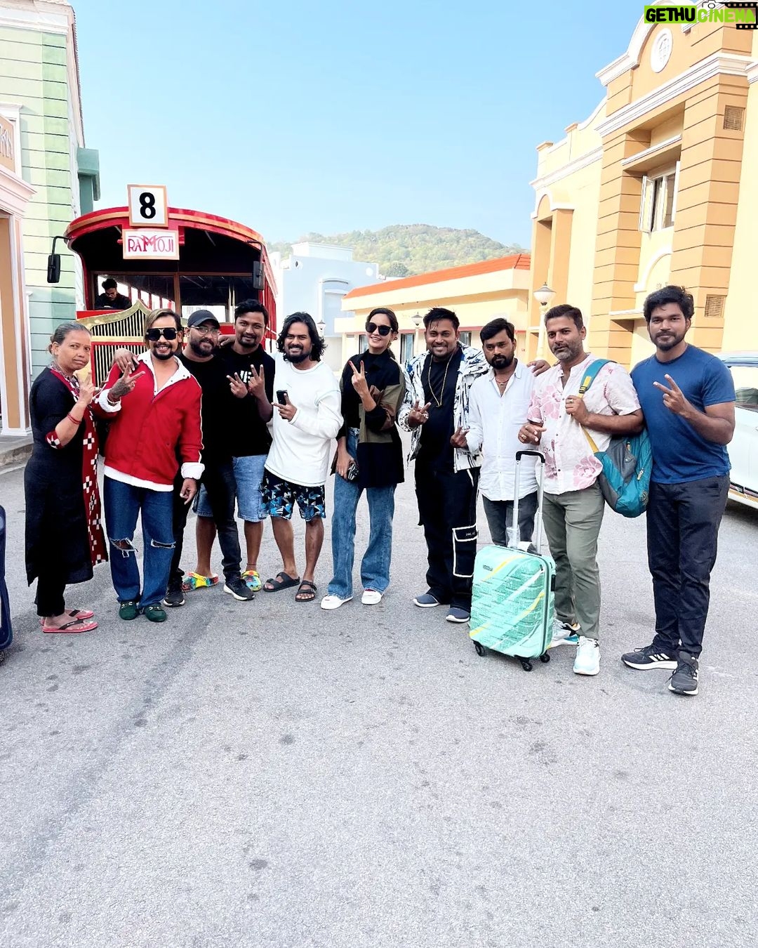 Tamanna Vyas Instagram - It's a schedule packup ✌️🤟❤️ #VILLAIN😎 Ramoji Film City