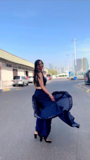 Tamanna Vyas Instagram - It’s a Blue Feeling 💙

Wearing- @chicvogueofficial 💙

#ootd #ootdfashion #designer #designerdress #designerlehenga #designeroutfit #indianwear #lehenga #fashionista #abudhabi #abudhabilife #abudhabiphotography #streetphotography #actress #dubai #uae #uaefashion #odisha #odiagirl #tamanna #tamannavyas