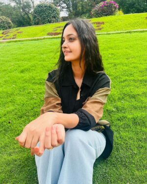 Tamanna Vyas Instagram - Radiating positivity 🫶🏻 

#happyday #happiness #december #lastmonthoftheyear #decembervibes #ramojifilmcity #rfc #hyderabad #tamanna #tamannavyas