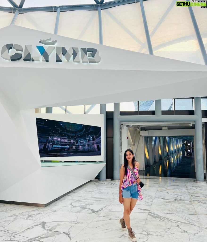 Tamanna Vyas Instagram - Happiness is experiencing New Things ☺️✌🏻 #clymb #clymblife #clymbabudhabi #yasisland #adventure #adventures #skydiving #indoorskydiving #checklist✔️ #dreams #achievement #abudhabi #abudhabilife @clymbabudhabi #abudhabiadventures #travel #uae #actress #tamanna #tamannavyas CLYMB Yas Island, Abu Dhabi