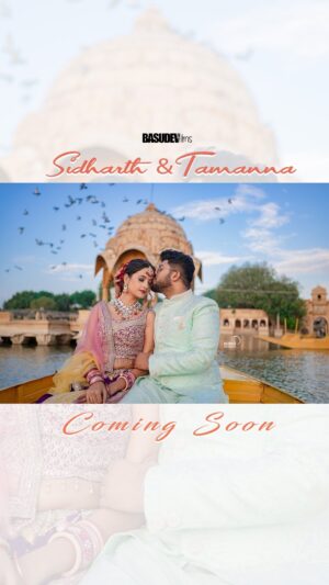 Tamanna Vyas Instagram - To the most awaited moment, not just for us but for everyone in our lives. Presenting to everyone a wonderful glimpse of - #sidkitamanna
A wonderful new journey begins for both of us, and we would like to invite all of our special people to share in with the happiest moment of our life.

Special thanks to @basudev_films_official for capturing us so beautifully, @asadnizamofficial for crafting us the most beautiful song of our lives, extremely wonderful makeup done by the most patient and lovely @dayamaanuradha who was an absolute wondrous MUA and Maasi ❤️@chicvogueofficial for the wonderful outfit, @arzoo.v , @papuchandan_official, and @r_66552 for tolerating us and being the best support, and finally to my better half , miss @tamannaofficial_ for being the wonderful amazing love of my life that you are. ❤️ More details to be revealed soon.
