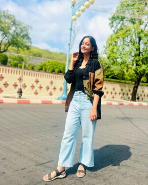 Tamanna Vyas Instagram - Radiating positivity 🫶🏻 

#happyday #happiness #december #lastmonthoftheyear #decembervibes #ramojifilmcity #rfc #hyderabad #tamanna #tamannavyas