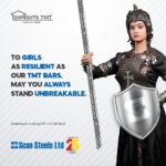 Tamanna Vyas Instagram - To girls as unbreakable as our TMT bars, your strength and determination inspire us all. Keep shining, rising, and breaking barriers. #InternationalGirlChildDay #InspiringResilience #ScansteelsLimited #ShrishtiiTMT #Strength #TMTbars #Steel #Miles #Build #Durable #Strong #Shine #SteeIIndustry #Odisha Bhubaneswar, India