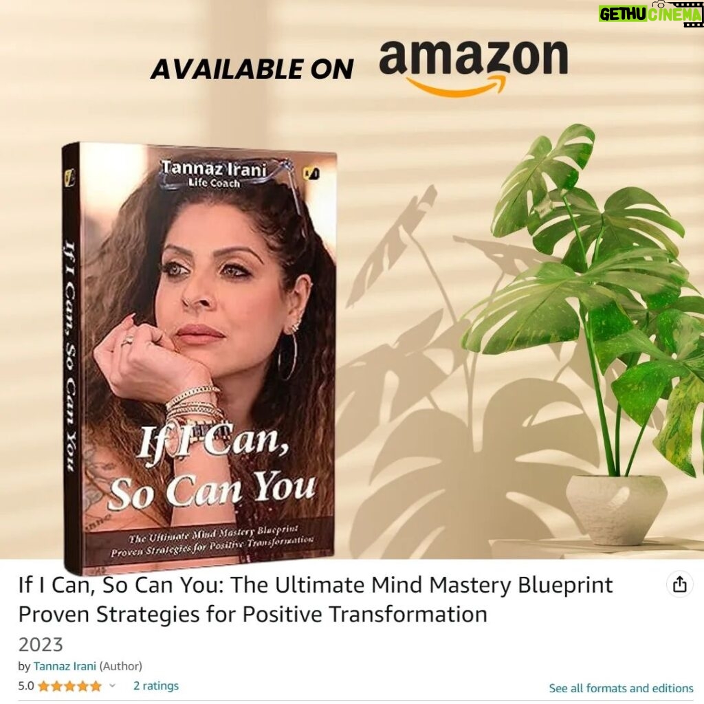 Tannaz Irani Instagram - This is my book about how i turned my Pain into Power. After a physical pain in my hips and back that left me unable to attend to my acting assignments, i lost confidence and became very depressed given the situation i was in. I decided then that if i couldn't walk never mind, i would change my state and try to do something else. That's when i studied to become a Life Coach and an NLP practitioner so that now i could help others as well. Nothing is impossible if you put your mind to it. You can read all about my journey, in an easy to read, light yet informative and of course riddled with humour in this book. Go get your copy today. Link in Bio #author #authorsofig #amazon #bookstagram #tannazirani #celebritycoach #nlpcoach #mentalhealth #mumbai