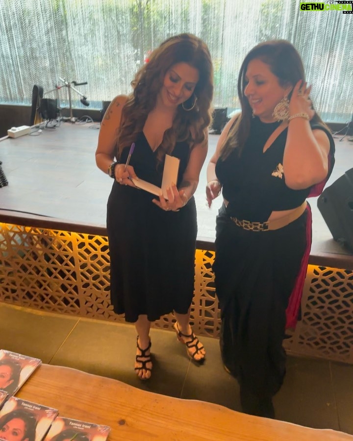 Tannaz Irani Instagram - A bit late in the day but wanted to wish my darling friend @tannazirani_ all the best for her book .. and the launch was amazing.. the book is an inspiration to all … pls buy your copy now .. love you tee @tannazirani_ ❤️❤️❤️🥳😇🥳