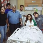 Tannaz Irani Instagram - My Diwali in the hospital with my new hip! Thank you God for giving me my true wealth that is my Health. Thanks to my surgeon Dr Dharia . Those gifts on my lap are all the parts that have gone into my body. Have fun everyone. Wishing you all a Happy Diwali! #hipreplacement #hospital #diwali #health #family #recovery #mindsetmatters #behealthy #tannazirani