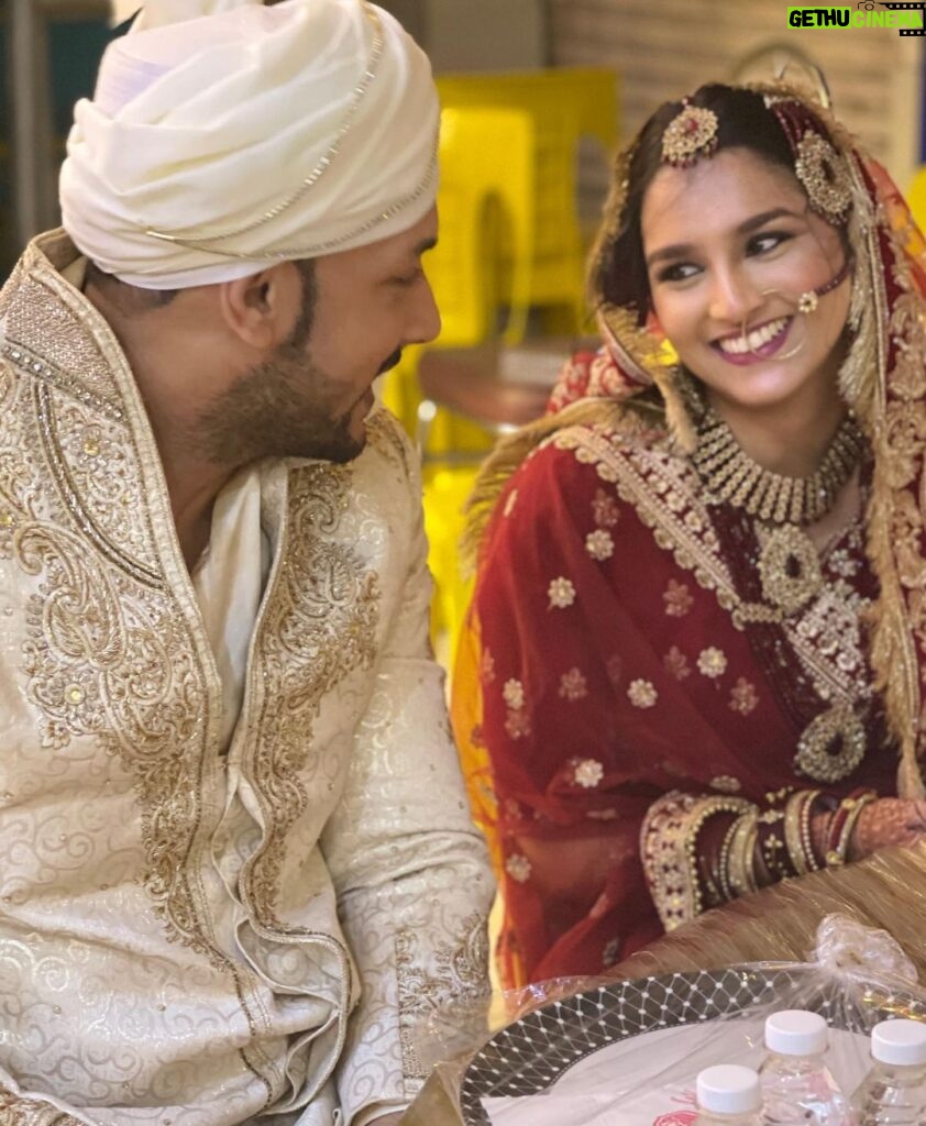 Tanu Khan Instagram - Congratulations Aali bhai 🥳 #mubarakho to the #newlyweds #groomoftheday #wedding #brideoftheday #marriedcouple