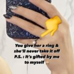 Tanu Khan Instagram - Promise I will never take it off 🥰💍❤️ #putaringonit