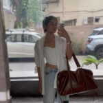 Tanvi Malhara Instagram – Lowkey obsessed with taking mirror selfies❤️✨

#fitcheck #ootd #mirrorselfies #tanvimalhara