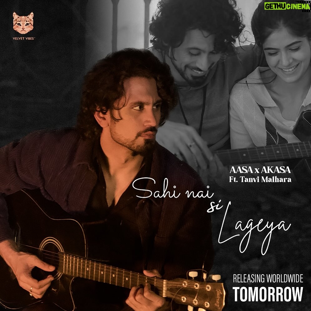Tanvi Malhara Instagram - Save the date! You don't want to miss this one.. #SahiNaiSiLageya 💔🥺❤️🩹 - Our most heartfelt Punjabi romantic song. Releasing tomorrow on Velvet Vibes Music Official YouTube Channel - @aasa.sing @akasasing and featuring @tanvi_malhara, @mikkanakia #newsong #newmusic #comingsoon #punjabipop #punjabimusic #sad #romantic #lovesong #explore