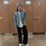 Tanvi Malhara Instagram – Lowkey obsessed with taking mirror selfies❤️✨

#fitcheck #ootd #mirrorselfies #tanvimalhara