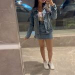 Tanvi Malhara Instagram – Lowkey obsessed with taking mirror selfies❤️✨

#fitcheck #ootd #mirrorselfies #tanvimalhara