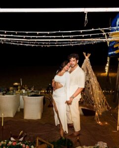 Tejasswi Prakash Instagram - To my best friend and my favourite human, to the star gazing nights on the sands, to a bottomless supply of beers, to never ending news marathon nights, to a infinity. Happy birthday (well belated - thanks to you) my love @kkundrra . . . . . @Elrow.goa @Elrow.pune @Prostacks_official @Sumeetchaudhary @long_island_iced_sheesha Elrow Ocean Front