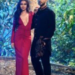 Tejasswi Prakash Instagram - When you’re with the right person.. there are no challenges in love ❤️‍🔥Don’t Forget to watch #TemptationIslandIndia with my own little red hot temptation @tejasswiprakash tonight at 8 only on @officialjiocinema Outfit: @bharat_reshma