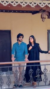 Tejaswini Gowda Instagram - #NaRojaNuvve 😍 @amardeep_chowdary ♥️ @samantharuthprabhuoffl @thedeverakonda @heshamabdulwahab @saregamatelugu Outfit: @alankaar_artstudio 🥰 #kushi #vijaydeverakonda #samantha #couple #love #lifeline #saregamatelugu