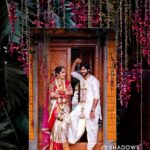Tejaswini Gowda Instagram - As pure and divine so is our love ❤️ #telgu #telguactress #telgubride #telguwedding #saree #mua #muachennai #photooftheday #photoshoot #shadowsphotography #shadowsphotographychennai #shadowsphotographybyajay #designationwedding #love Bangalore, India