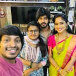 Tejaswini Gowda Instagram - Friends like family😍 @amardeep_chowdary @yadamma_raju @_tejaswini_gowda_official #stellaraj777 #yadammaraju #sunday #amardeep_chowdary #tejaswigowda