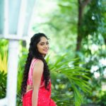 Tejaswini Gowda Instagram - ❤️ Outfit:- @sravanimandali.official Styling:- @harinireddym Jewellery:- @emmadi_silver_jewellery_hyd