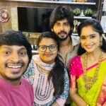 Tejaswini Gowda Instagram - Friends like family😍 @amardeep_chowdary @yadamma_raju @_tejaswini_gowda_official #stellaraj777 #yadammaraju #sunday #amardeep_chowdary #tejaswigowda