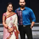 Tejaswini Gowda Instagram - Amar ❤️ Chinni #amarchinni #starmaa #aadivaramwithstarmaaparivaram #oldisgold Shirt: @ss_hautecouture_hyd
