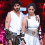 Tejaswini Gowda Instagram – #neethoneadance #starmaa #dancechallenge mukkabula dance Maualuga undadu amma…..@rishika_poddar @govind.kotap