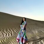 Tia Bajpai Instagram - Toes buried in sand, wind playing tag with my hair, sun showering blessings. Life's a canvas, paint it beautiful! Dubai UAE