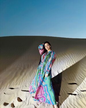 Tia Bajpai Instagram - Toes buried in sand, wind playing tag with my hair, sun showering blessings. Life's a canvas, paint it beautiful!