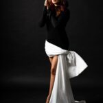 Tina Datta Instagram - 🖤 . . . #fashion #style #lookbook #lionsgoldawards #uttaran #ichcha #tinadatta #tribetina