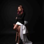 Tina Datta Instagram - 🖤 . . . #fashion #style #lookbook #lionsgoldawards #uttaran #ichcha #tinadatta #tribetina