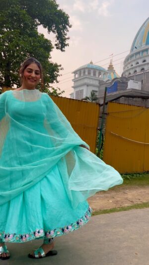 Tiyasha Lepcha Instagram - HARE KRISHNA 🙌🏻

Outfit by @klothbytrineel