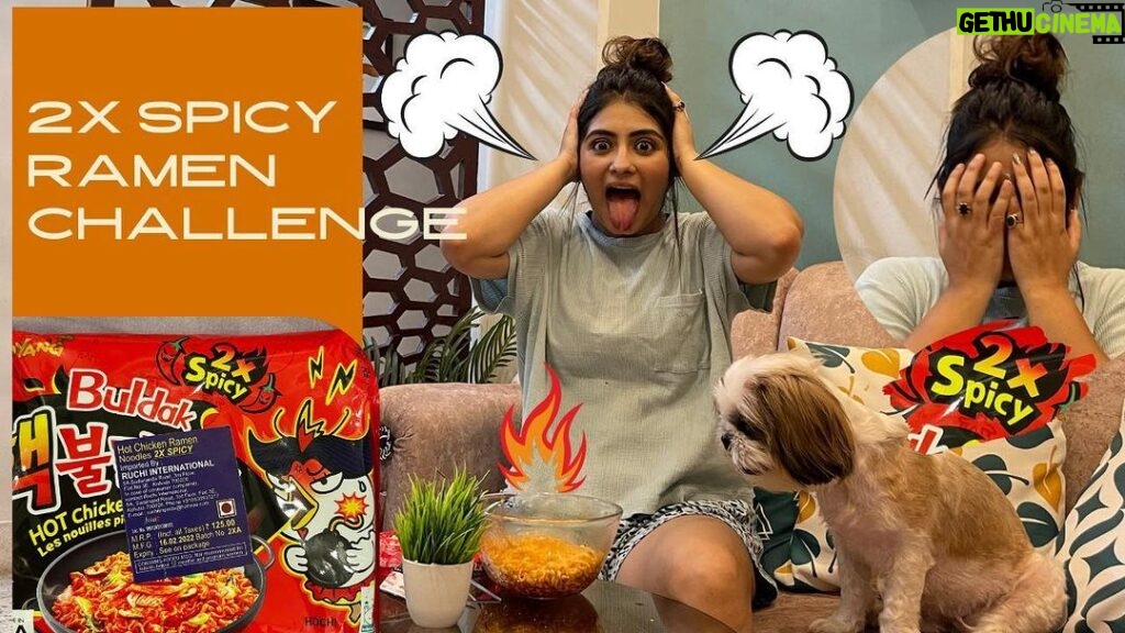 Tiyasha Lepcha Instagram - 2x spicy Noodles challenge. Do watch on my YouTube channel. Click on the below link now and subscribe if you haven’t subscribed yet. https://youtu.be/xEUXPBuct-w