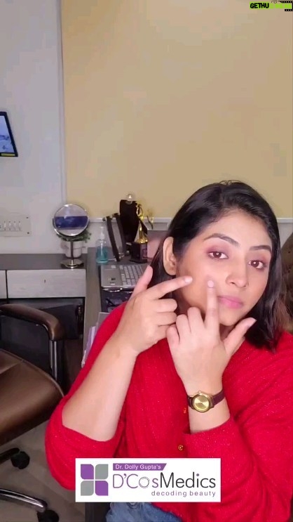 Tiyasha Lepcha Instagram - ARE YOU A PIMPLE POPPER ? STOP ✋ this habit immediately. Popping pimples or Acne leads to pigmentation or dark spots and permanent scarring. Had a great time recording this funny yet informative reel with my Dermatologist @drdollygupta . I have been visiting her D’COSMEDICS Clinic for over 4-5 years for all my Skin and Hair concerns ❤️ Do not self medicate. Consult a qualified Dermatologist in the early stage instead of trying home remedies and over the counter products to avoid scarring. Share this video with those suffering from Acne and can be benefitted. Follow her Instagram profile to know more 😊