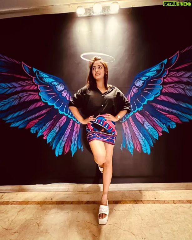 Tiyasha Lepcha Instagram - Just a girl growing wings. 🪽 🦋
