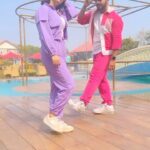 Tiyasha Lepcha Instagram - Colourful duo🌸🌺 #reelsinstagram #trainding